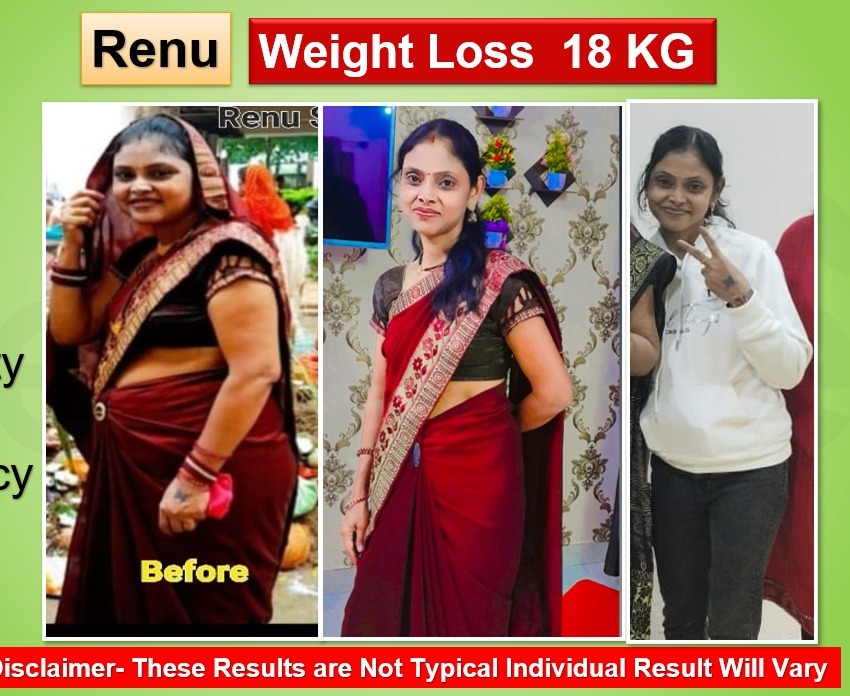 Renu — real weight loss transformation at Rukmani Wellness Center